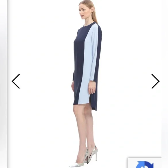 Akris Punto Indigo/Sky Blue Dress US Size 2